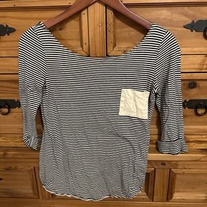 Bycorpus Scoop Back 3/4 Tee